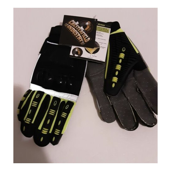 Heavy Duty Crush Proof Protection Work Gloves Industrial Strength Large - NEW image {2}