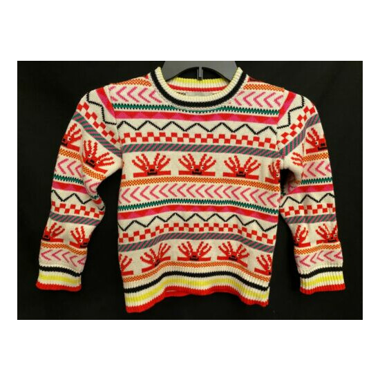Stella McCartney Kid Girl Boy Sweater Graphic Hedgehog Intarsia Knit Jumper 5 Yr image {3}