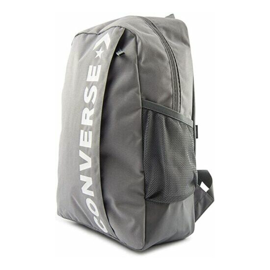 Converse Speed 2 10008286-A03 Men's Grey Zipper Backpack Bag One Size CVVB3 image {2}