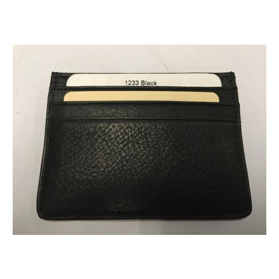 Osgoode Marley Cashmere RFID Blocking Card Stack Flat Credit Card Holder 1233 image {4}