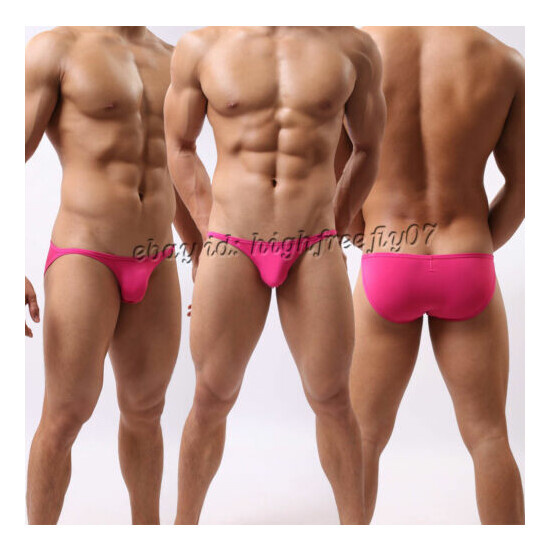 Men Bikini Swimwear Swimsuit Beachwear Underwear Smooth & Thin Mini Swim Briefs image {4}