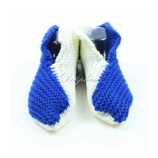 Wholesale Lots 4 boxes Crochet baby booties shoes New Baby girl / boy 3-6 Months image {2}