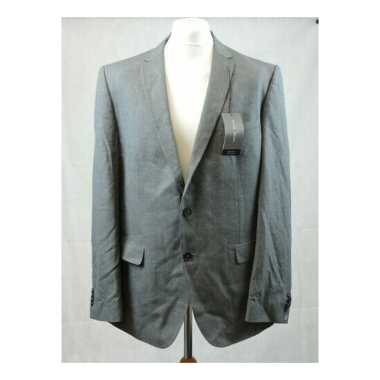 Taylor & Wright Oakwood Tailored Fit Suit Jacket Light Grey 46" Long CR009 BB 01 image {5}