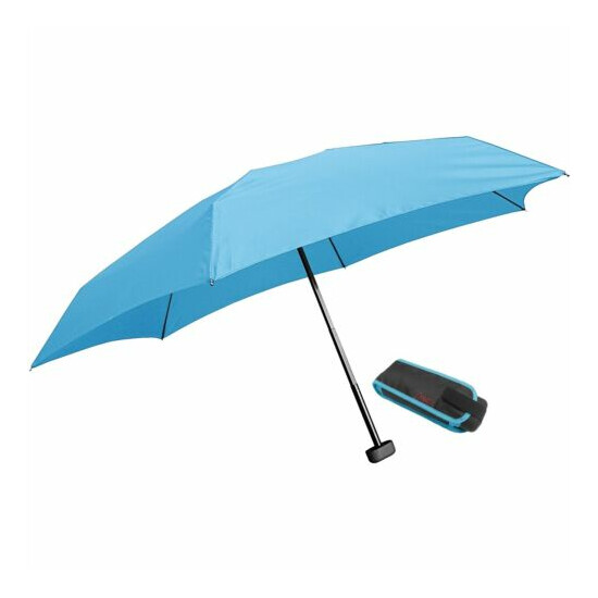 EuroSCHIRM Dainty Pocket Umbrella (Ice Blue) Lightweight Trekking Hiking image {1}