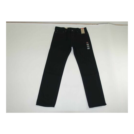 Levi's Men's 505 Regular Straight Leg Jeans Size 38 x 34 NWT Black Classic Rise image {1}