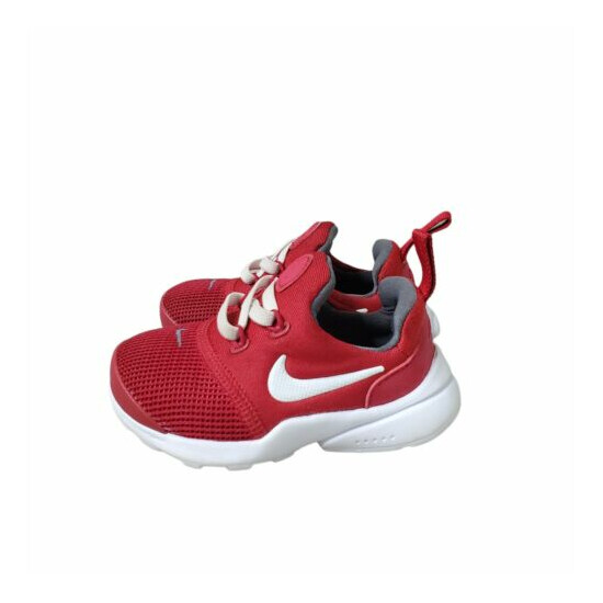 2017 Nike Presto Fly Slip On Gym Red/White/Dark Grey Toddler Shoes Size 5C  image {4}