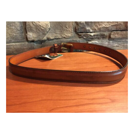 Bracken Creek Outdoorsman's Raised Center Style Leather Belt NEW w/tags Size 34 image {2}