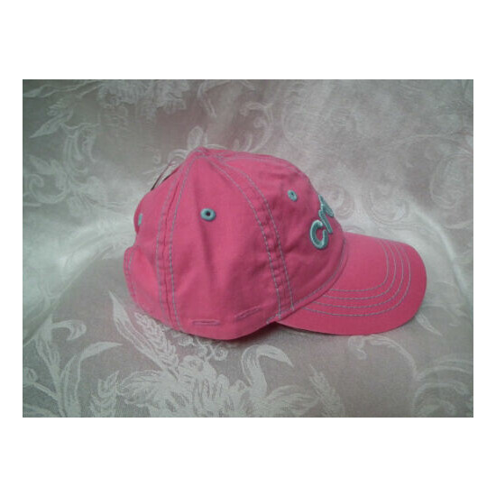 Crocs - 2/4 Years Girls Pink Adjustable Cap Hat image {2}
