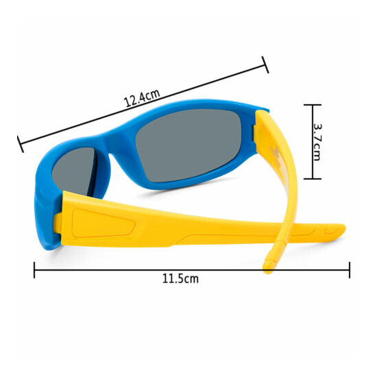 Kids (Age 3-12) Eyeglasses Frames Polarized Sunglasses Boys Girls Sport Cycling image {7}