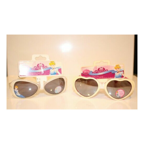 NEW! Kids Summer Sunglasses: Disney's Princess Pearl Heart (2 PAIRS) image {1}