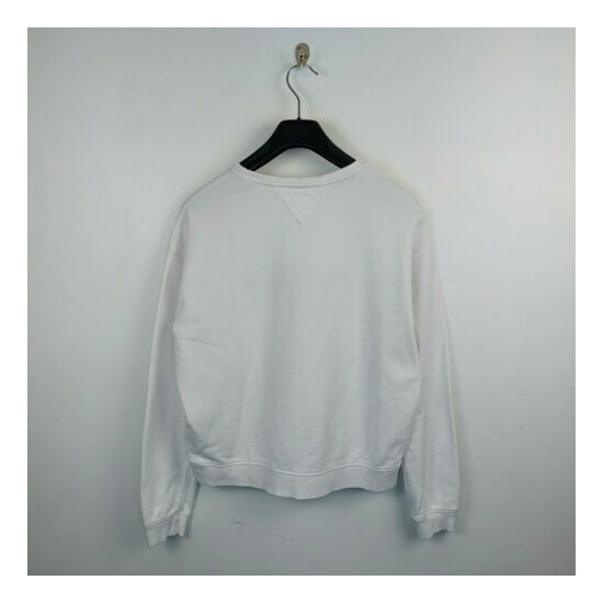 Tommy Hilfiger Sweater Pullover White Oversized / Youth Size 176 cm, 5.8 ft  image {3}