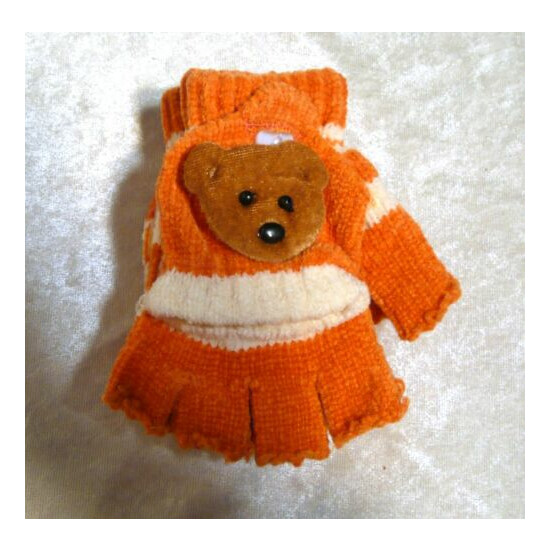 Cute Childrens Toddlers Brown Bear Mittens Gloves Baby Winter Warm Boy/Girls Hot image {3}