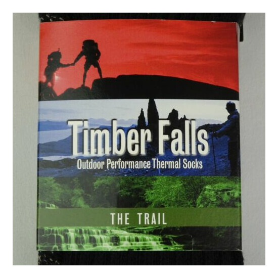 Timber Falls Outdoor Performance Thermal Crew Socks Sz Men 10-13 Women Size 9-12 image {3}