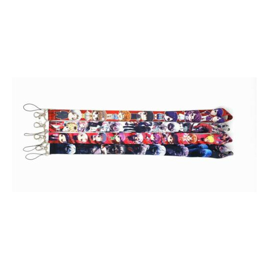 lot Tokyo Ghoul anime Neck Straps Key Chains Lanyard ID Holder image {4}