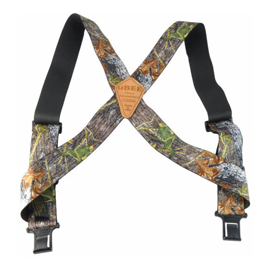 New Perry Mens Elastic Hook End Camouflage uBEE Outback Suspenders (Reg & Tall) Thumb {3}