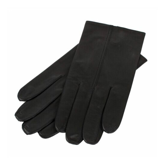 NWT JOHN LOBB Black Calfskin Leather Gloves Size 9.5 $495 image {2}