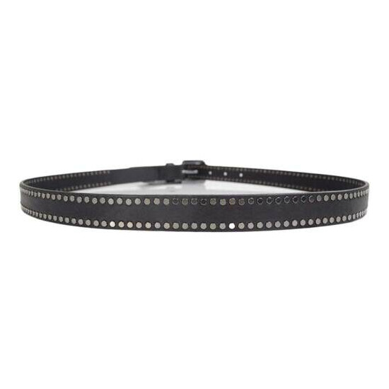 Replay AX2228 Black Leather Belt image {2}