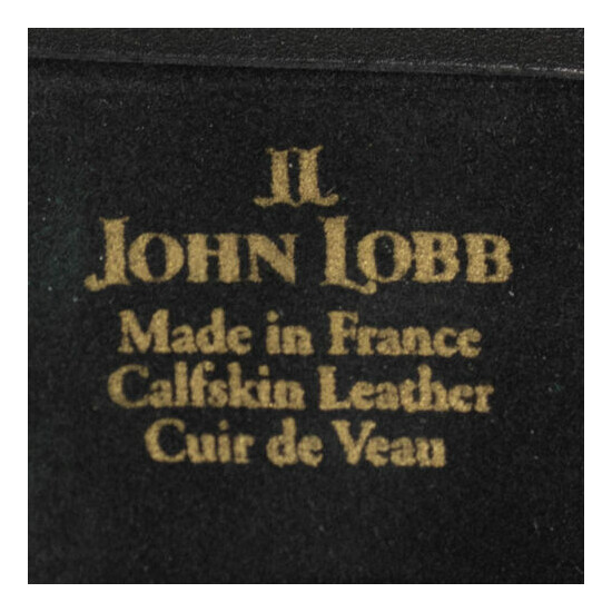 NWT JOHN LOBB Black Calfskin Leather Gloves Size 9.5 $495 image {4}