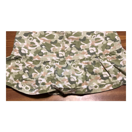 Gymboree Girls Skort Skirt Size 7 Camouflage Adjustable Waist Green Outdoors image {4}