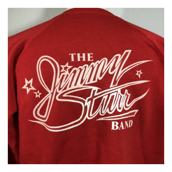 Vintage Jimmy Sturr Band Sweatshirt Xl Red Big Band Polka Grammy Award Winner image {4}