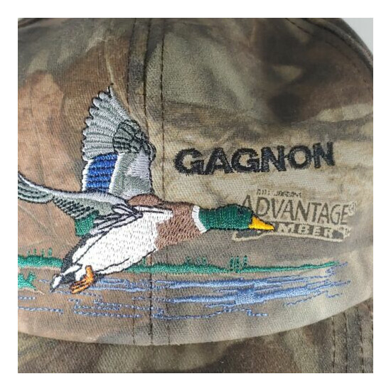 Gagnon Camo Advantage Timber Hat Mallard Duck Snapback K Products Vintage Cap image {3}