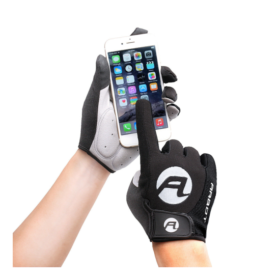  Cycling Gloves Gel Bike Long Sports Touchscreen Full Finger Gloves US Stock Thumb {1}
