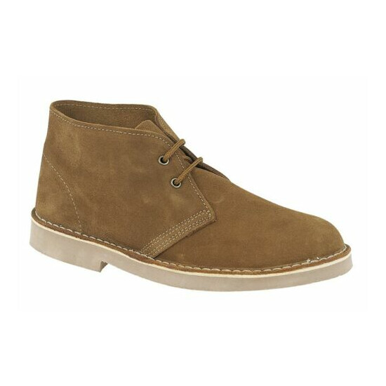Roamers Men's & Boys Real Suede Leather Desert Boots 2 Eye CLEARANCE SALE image {3}