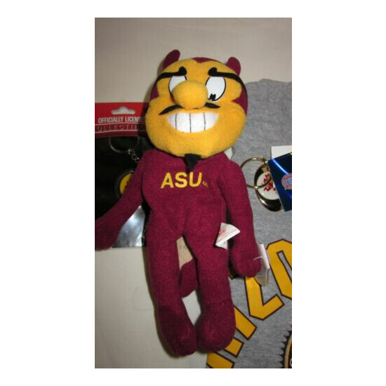 New ASU Arizona State University Sun Devils T-Shirt Small and Souvenirs image {2}