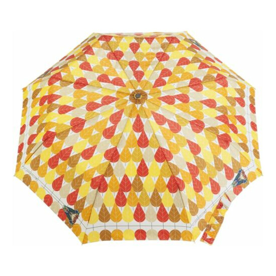 Charles/Charley Harper totes-Isotoner Pop-up Umbrella Octoberama Thumb {3}