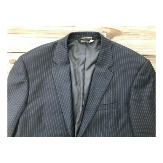 Prontomoda Men Blazer Two Button Sport Coat Jacket Designed in Italy Merino Wool image {5}