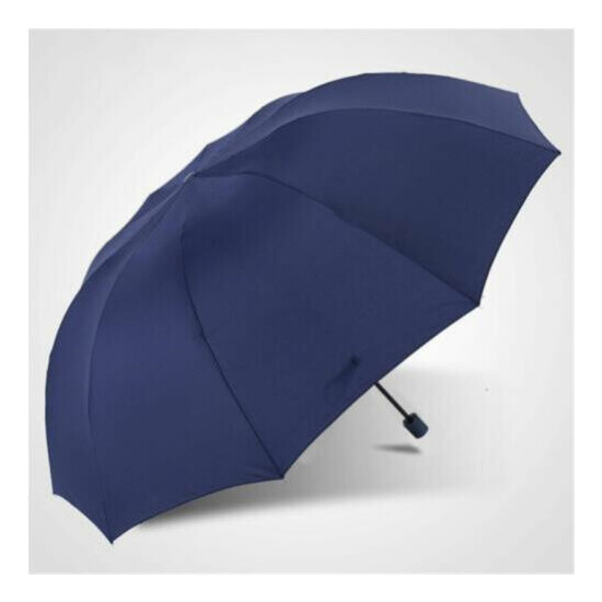 60" Super Big Fold Anti-UV Business Umbrella Men Women Rain Windproof Umbrella image {7}
