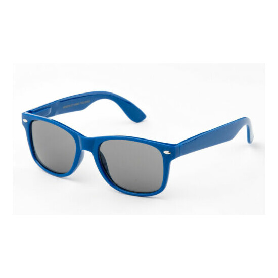 Kids Sunglasses Vintage Classic Horn Rimmed Spring Hinged Safe Lead Free UV 100% image {4}