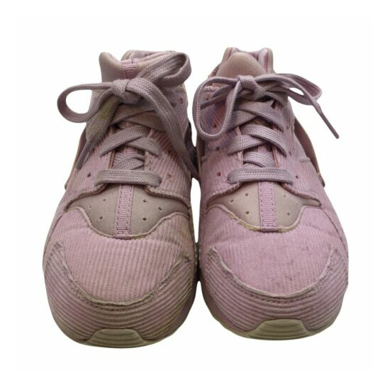 Nike sneakers athletic Huarache Run Pink Girls Size 2 Youth image {2}
