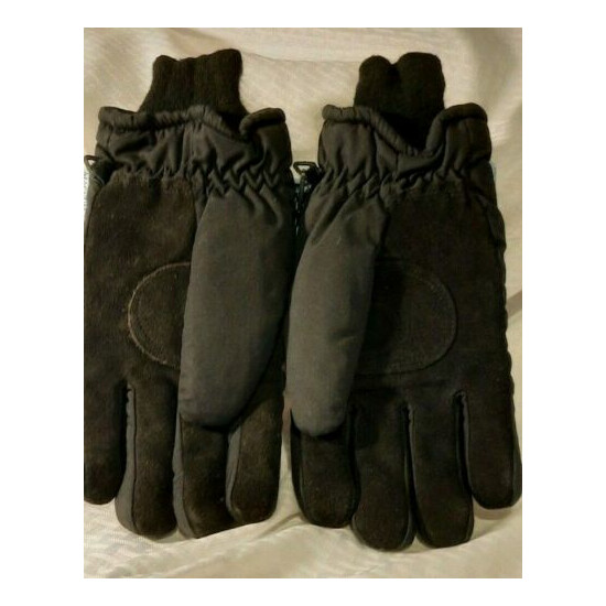 Magnum Men's Thinsulate Winter Gloves - Sz L Waterproof - Lined - Suede Palm image {2}