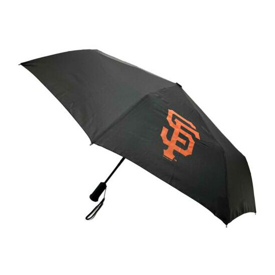 Storm Duds San Francisco Giants 42” Automatic Folding Umbrella With Flashlight image {1}