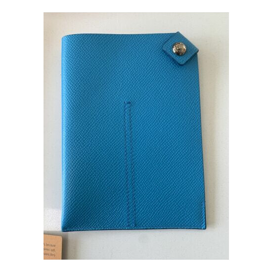 New. Tod’s Leather Passport Holder. Turquoise. image {2}