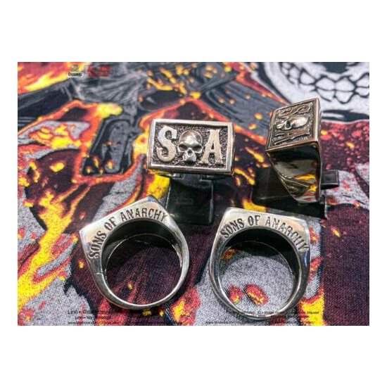 Sons of anarchy Ring SOA Rare Original Ring SONS Jax teller RingSz6-12 (Genuine) Thumb {6}