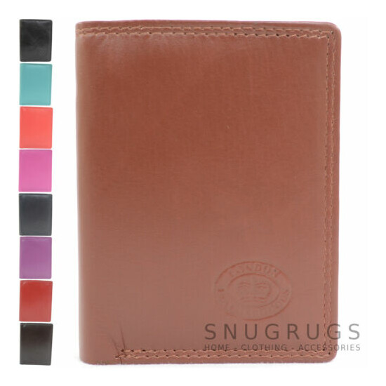 Ladies / Womens / Mens Soft Leather Credit Card / Travel Card / ID Money Holder image {1}