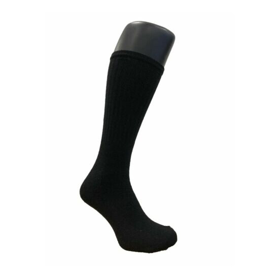 10-40 Pairs Mens Casual sports work Warm Black Socks Winter Cotton Rich 6-11 image {4}