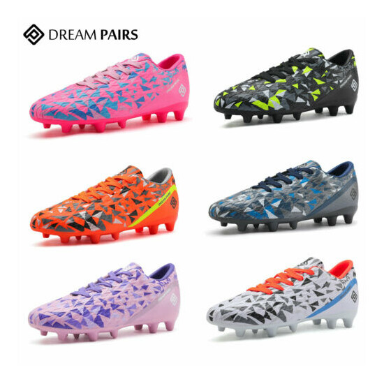 Soccer Shoes Youth Kids Boys Outdoor Football Shoes Soccer Cleats image {1}