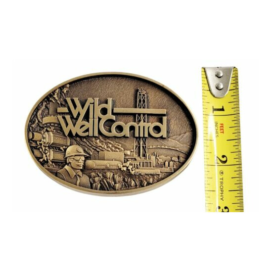 Wild Well Control Limited Edition Solid Bronze Belt Buckle image {4}