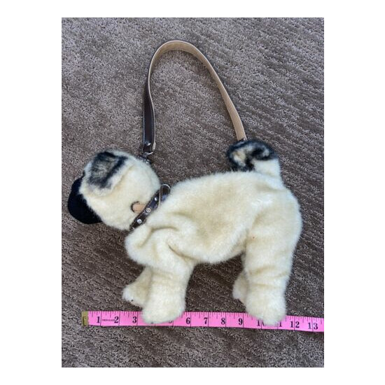 Plush Dog Purse For Child With Zipper And Handle image {4}
