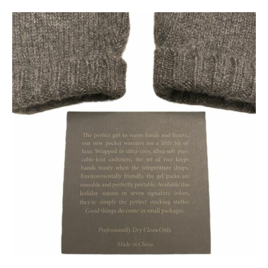Restoration Hardware Mini Cashmere Hand Warmers / Toddler Mittens *Mittens Only image {4}
