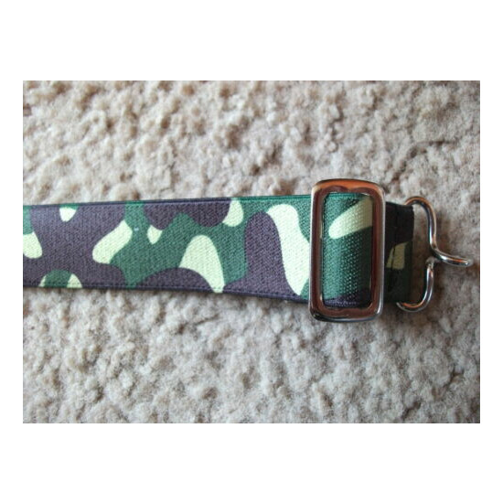 Boy Girl Brown Camouflage Army Elasticated Grey Stretchy Snake Belt Children's  image {3}