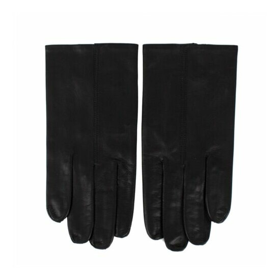 NWT JOHN LOBB Black Calfskin Leather Gloves Size 9.5 $495 image {1}