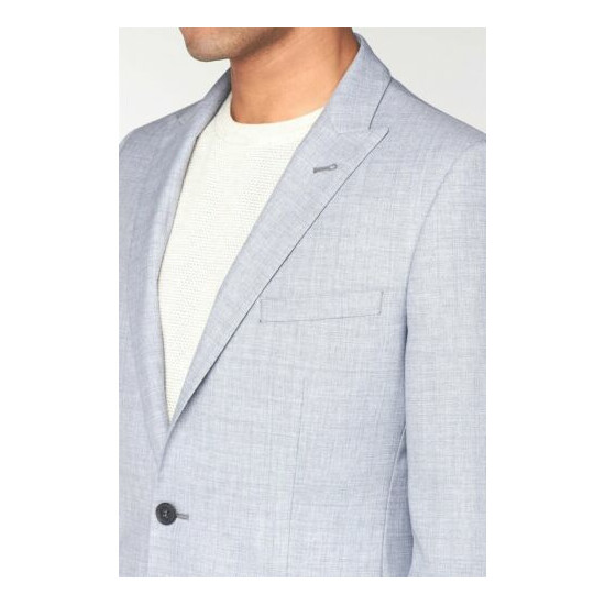 Ben Sherman Skinny Fit Suit Cool Grey Texture Camden image {4}