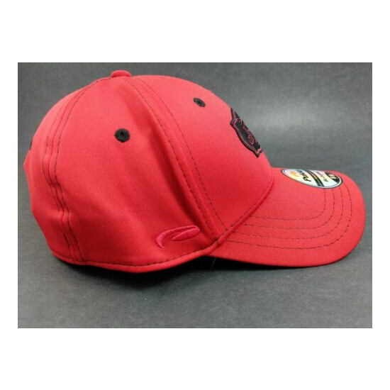 Golf Hat ~ Pukka Be Original S/M Fitted Baseball Cap ~ Red ~ Valparaiso CC IN image {5}
