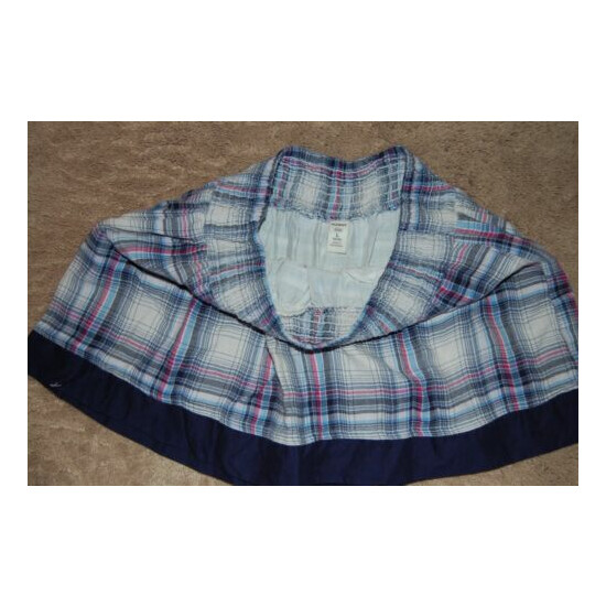 Old Navy Girls Skirt size 12 Navy Blue, Pink, White, Flannel  image {2}