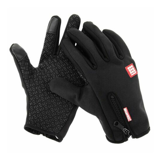 **NEW** Haweel Mens 2 Finger Touch Screen Warm Gloves for Mobile Phone - 2X image {1}