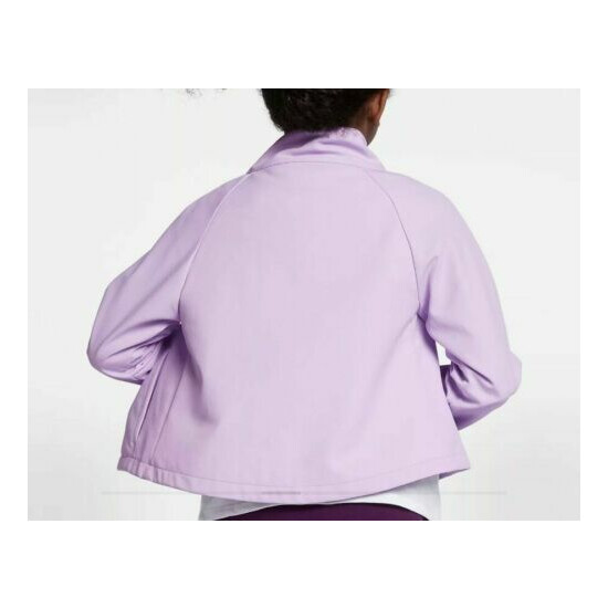 Nike Girls Sportswear Tech Woven Waterproof Jacket 877144 514 SIZE XL Violet image {4}